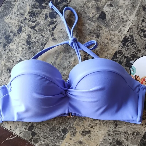 🧡Catalina Light Blue Bikini Top - Picture 1 of 7